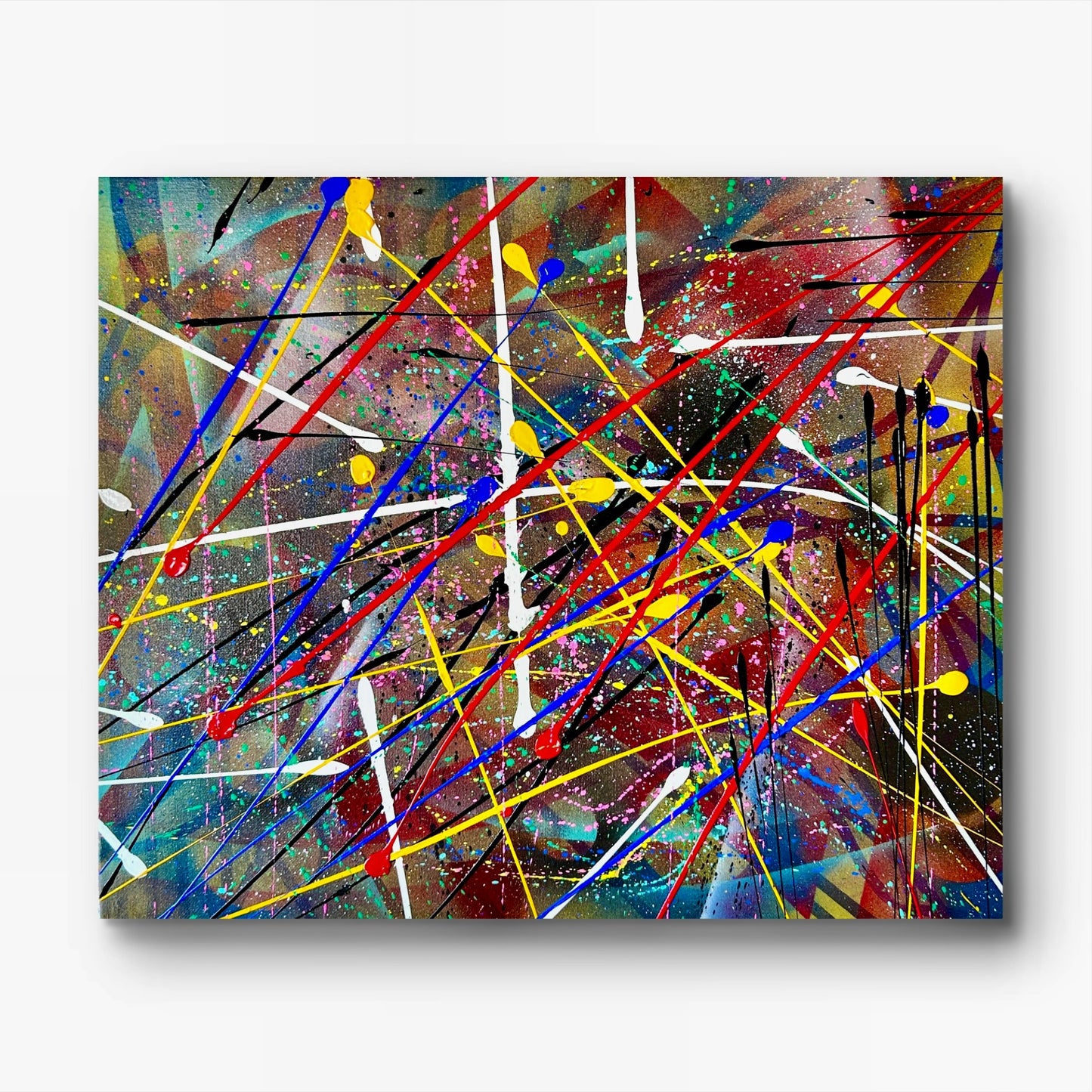 A Medley of Sorts - 16"X20" Abstract Painting