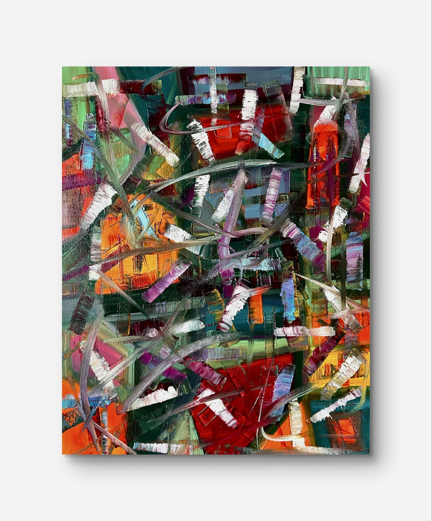 At Any Point - 16"x20" Abstract Oil Painting