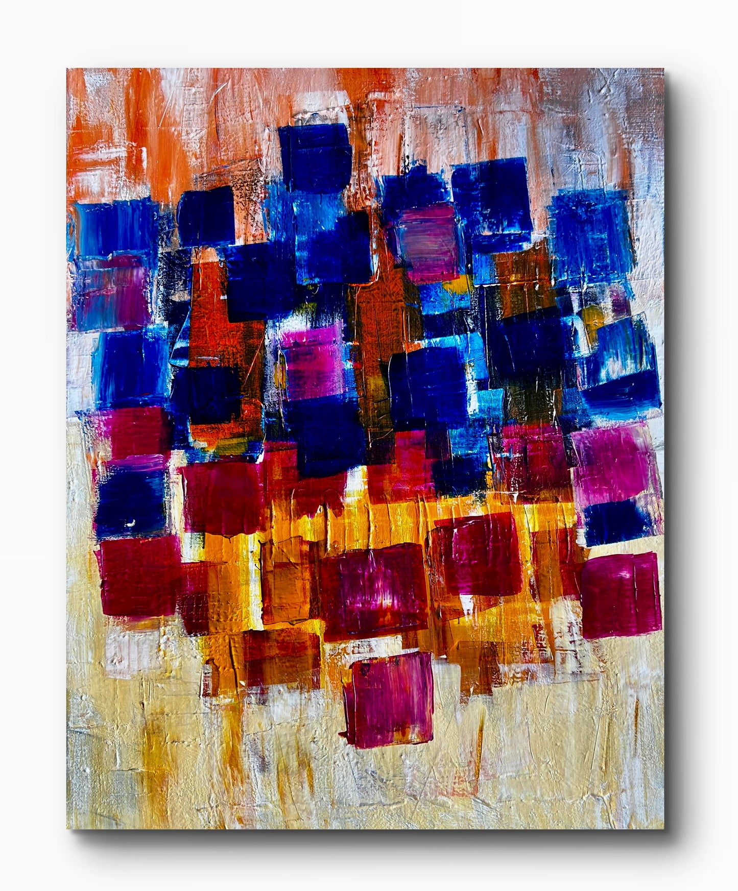A transition to Spring - 16"x20" Original Abstract Painting