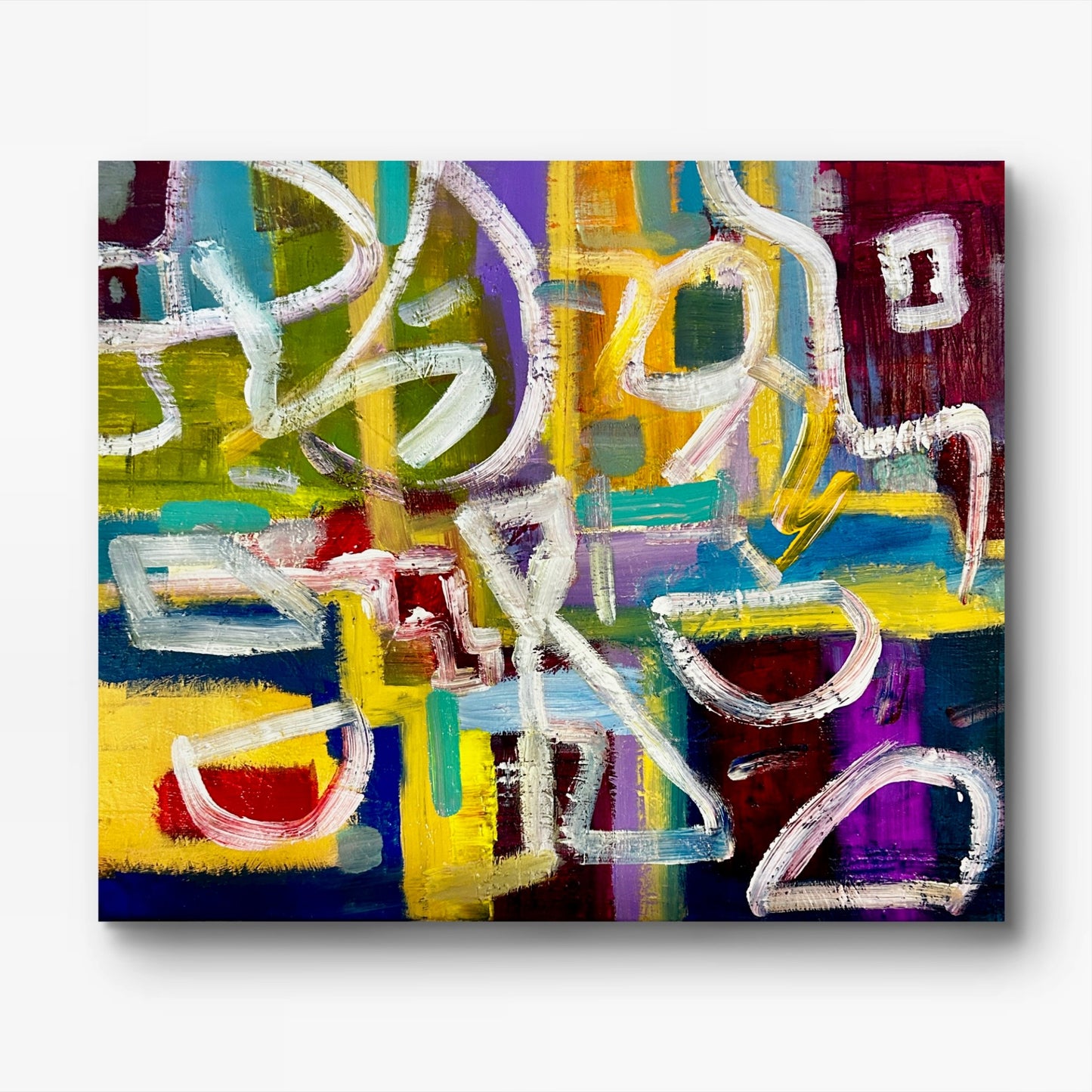 House Party - 16"x20" Original Abstract Painting