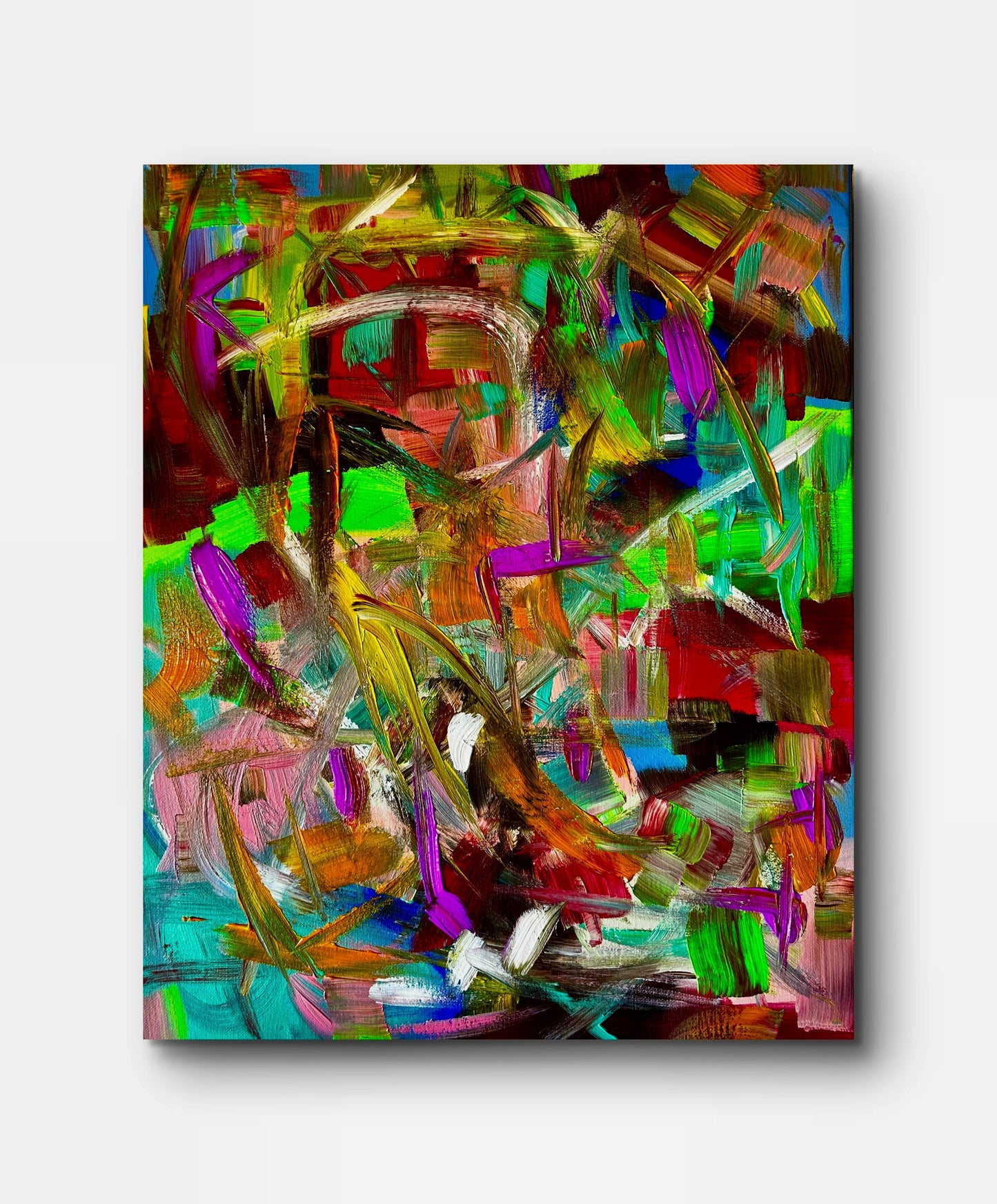 Slow Motion - 16"x20" Original Abstract Painting