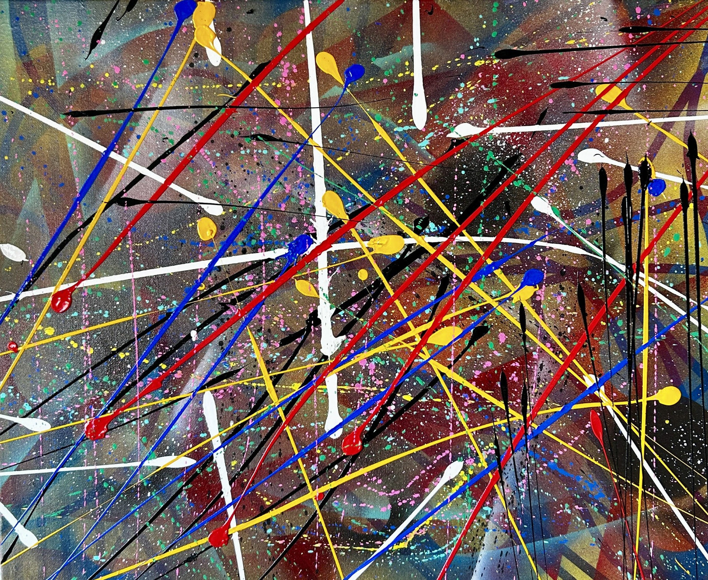 A Medley of Sorts - 16"X20" Abstract Painting