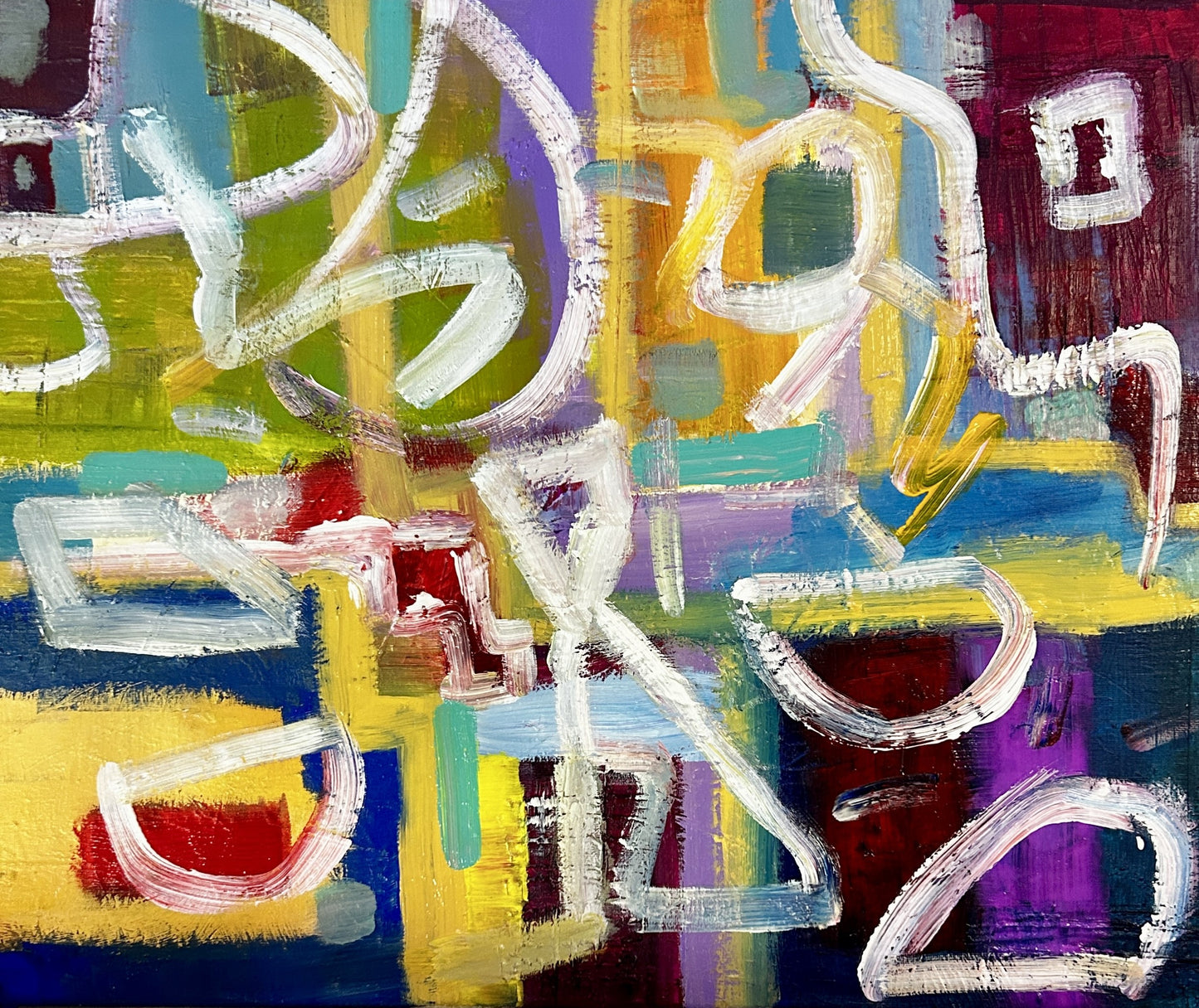 House Party - 16"x20" Original Abstract Painting